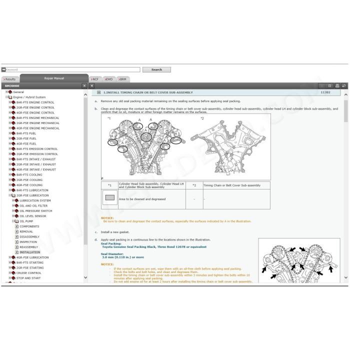 LEXUS IS200t / IS250 / IS350 2013 - 2020 SERVICE & REPAIR MANUAL