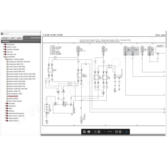 LEXUS IS200t / IS250 / IS350 2013 - 2020 SERVICE & REPAIR MANUAL