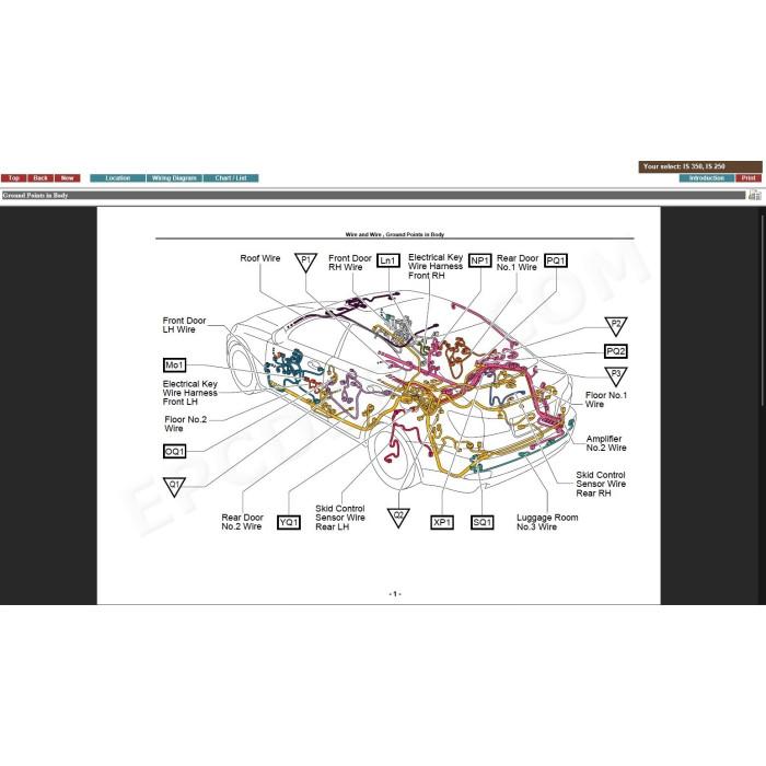 LEXUS IS350 / IS250 2005 - 2010 SERVICE & REPAIR MANUAL