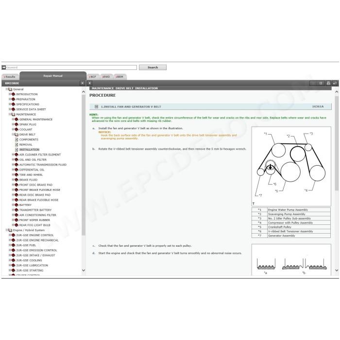 lexus lc500 urz100 2ur-gse aga0e service repair manual