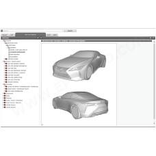 lexus lc500 urz100 2ur-gse aga0e service repair manual