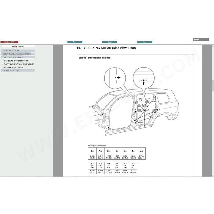 LEXUS LX450d / LX570 2007 - 2015 SERVICE & REPAIR MANUAL
