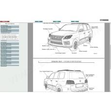 LEXUS LX460 / LX570 2007 - 2015 SERVICE & REPAIR MANUAL