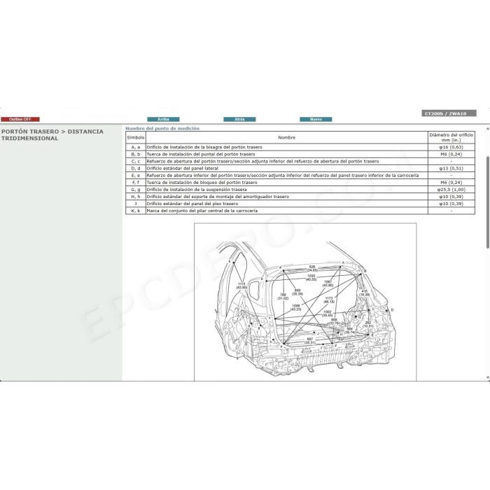 LEXUS CT200H HYBRID 2013 - 2017 MANUAL DE SERVICIO (Spanish)