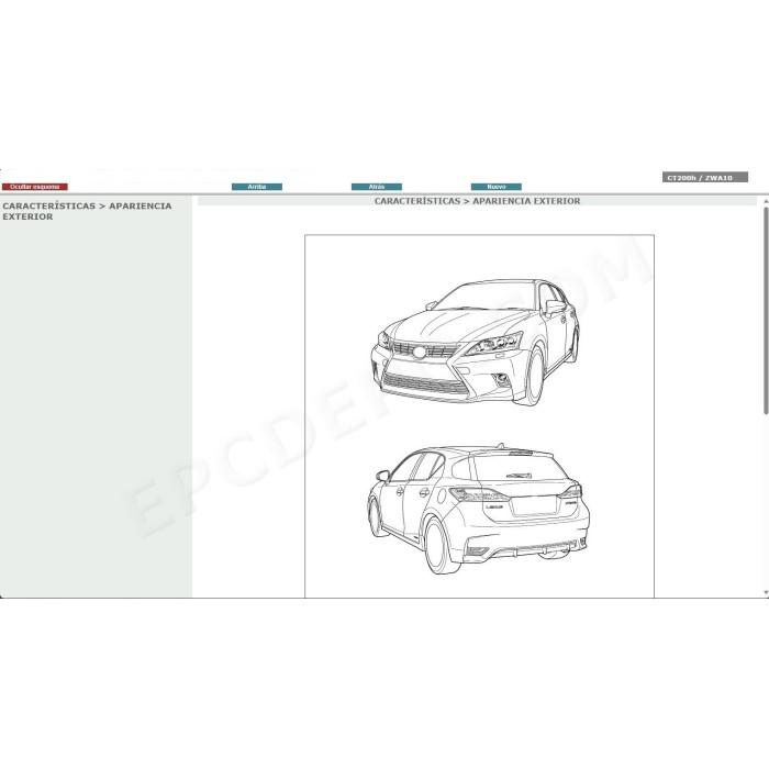 LEXUS CT200H HYBRID 2013 - 2017 MANUAL DE SERVICIO (Spanish)