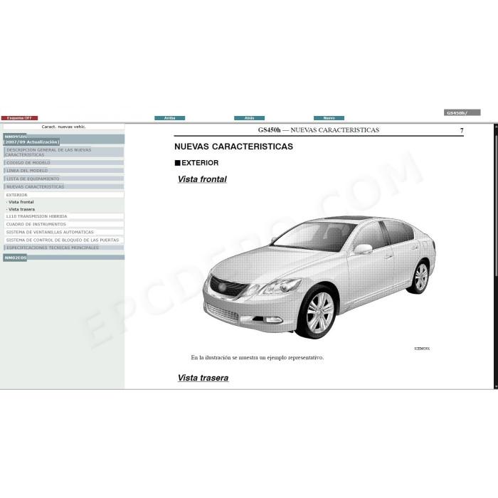 LEXUS GS450h HYBRID 2006 - 2012 MANUAL DE SERVICIO (Spanish)