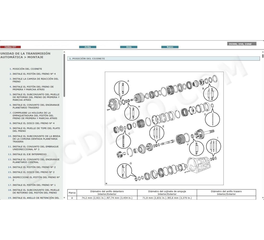 thumbnail image 2 of For Lexus IS250 IS220d 2005-2013 Front Right Hub Wheel Bearing Kit With ABS Sensor 2 of 5