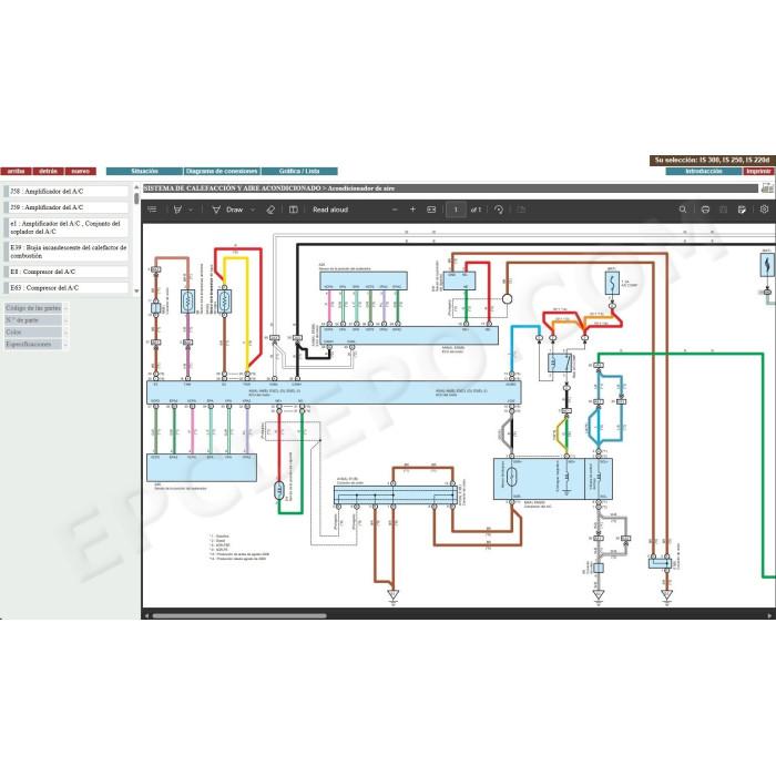 LEXUS IS300 / IS250 / IS220D 2005 - 2013 MANUAL DE SERVICIO (Spanish)