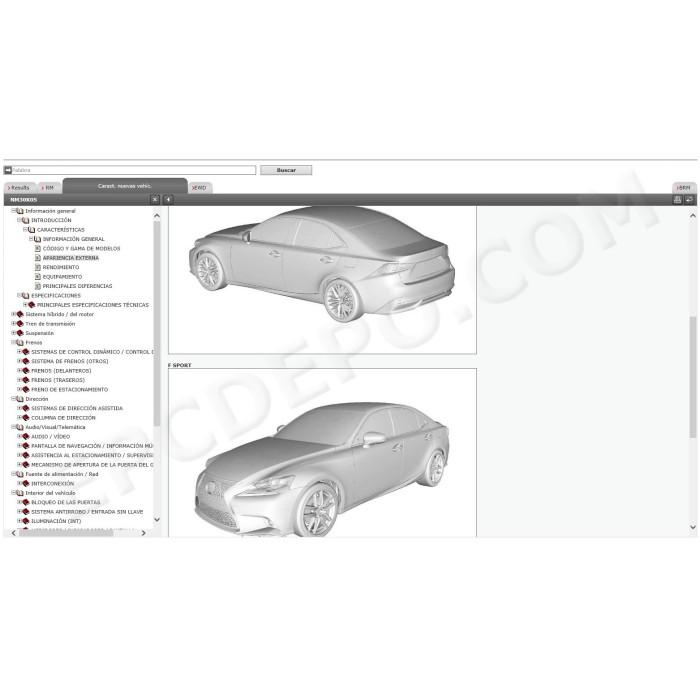 LEXUS IS300h HYBRID 2013 - 2016 MANUAL DE SERVICIO (Spanish)