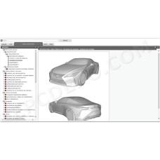 lexus lc500h hybrid gwz100 8gr-fxs l310 service repair manual spanish