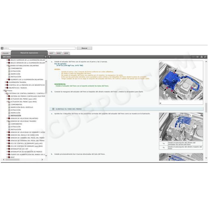 lexus lc500h hybrid gwz100 8gr-fxs l310 service repair manual spanish