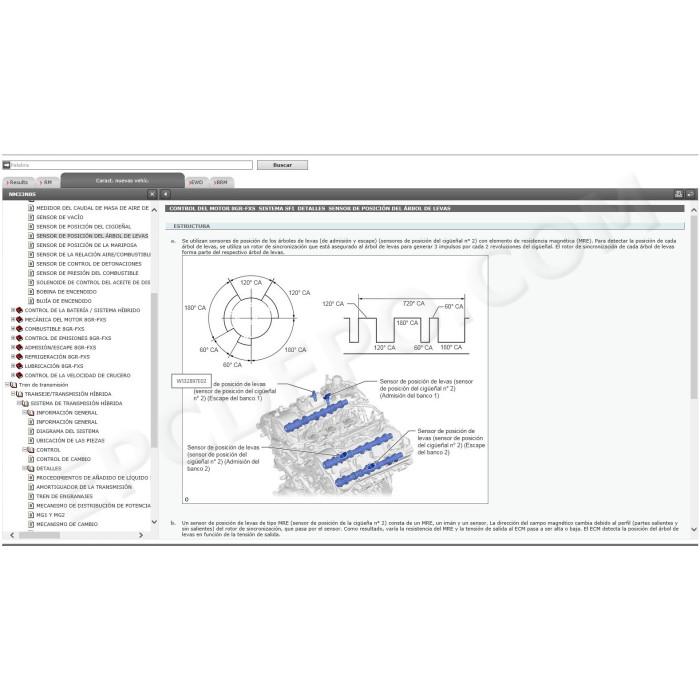 lexus lc500h hybrid gwz100 8gr-fxs l310 service repair manual spanish