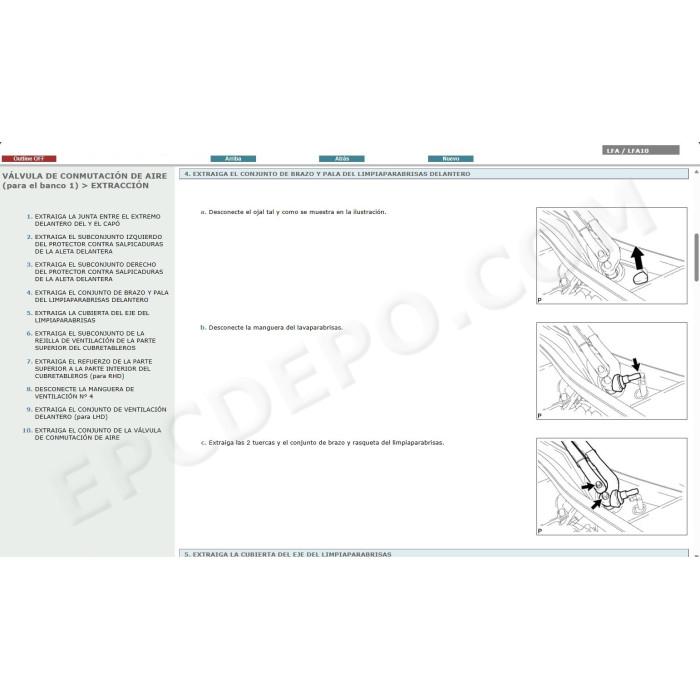 LEXUS LFA 2010 - 2012 MANUAL DE SERVICIO (Spanish)