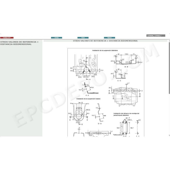 LEXUS LS460 LS460L 2006 - 2017 MANUAL DE SERVICIO (Spanish)