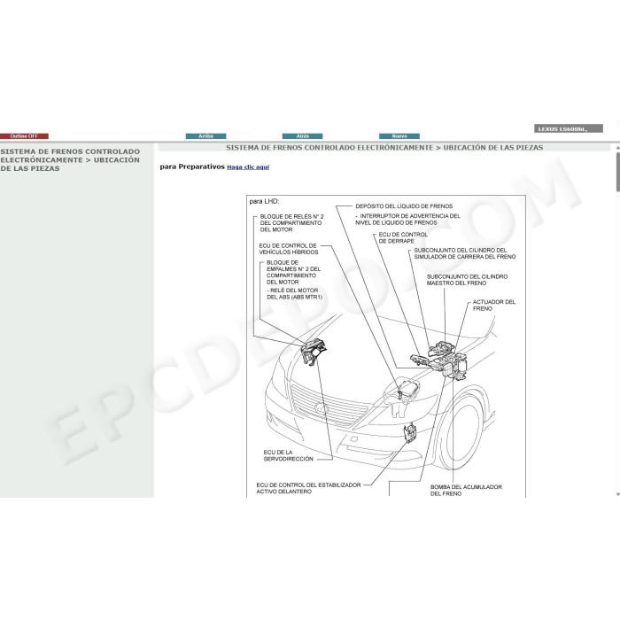 LEXUS LS600h LS600hL HYBRID 2007 - 2017 MANUAL DE SERVICIO (Spanish)