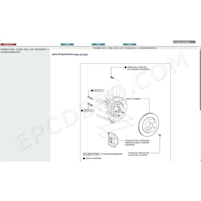 LEXUS LS600h LS600hL HYBRID 2007 - 2017 MANUAL DE SERVICIO (Spanish)