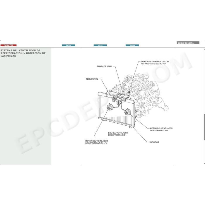 LEXUS LS600h LS600hL HYBRID 2007 - 2017 MANUAL DE SERVICIO (Spanish)