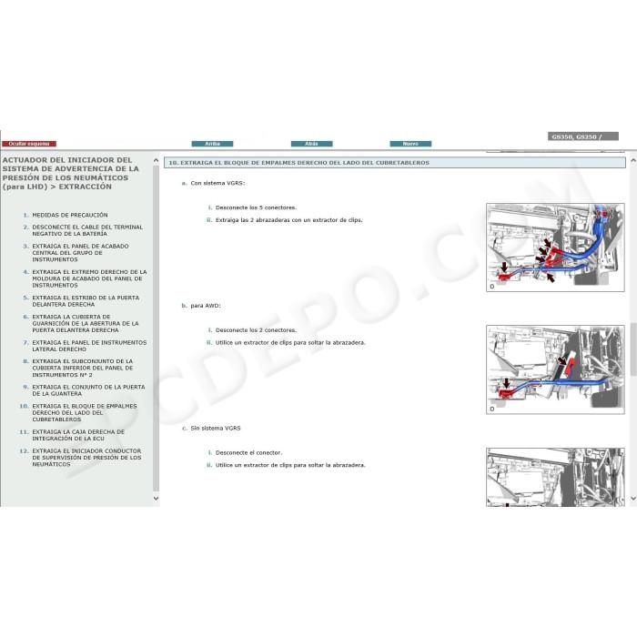 LEXUS GS350 / GS250 2012 - 2015 MANUAL DE SERVICIO (Spanish)