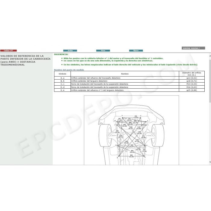 LEXUS GS300h / GS450h HYBRID 2012 - 2020 MANUAL DE SERVICIO (Spanish)