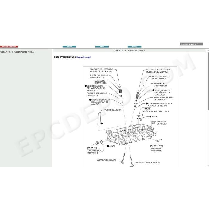 LEXUS RX270 / RX350 2012 - 2015 MANUAL DE SERVICIO (Spanish)