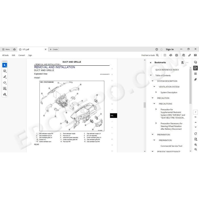 Nissan Cube Z12 2008 - 2019 service manual