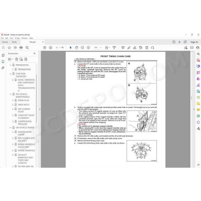 Nissan Maxima 2008 - 2011 service manual