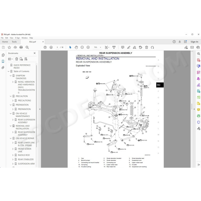Nissan Maxima 2008 - 2011 service manual