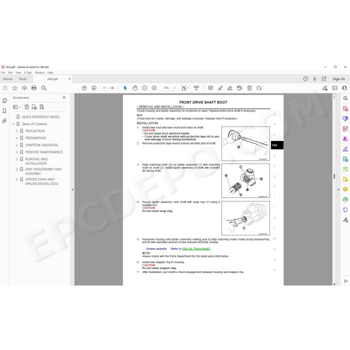 Nissan Murano Z52 2014 - 2018 service manual