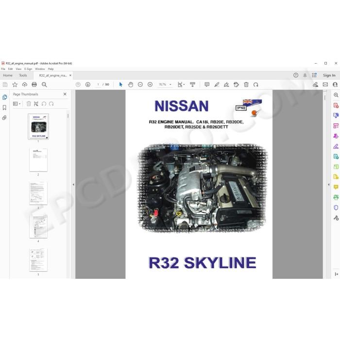 Nissan Skyline 1991 - 2001 service manual