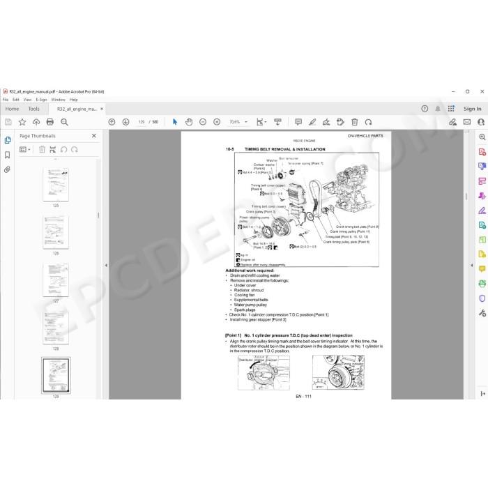 Nissan Skyline 1991 - 2001 service manual
