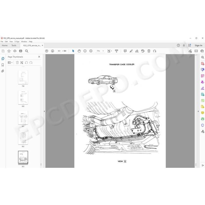 Nissan Skyline 1991 - 2001 service manual
