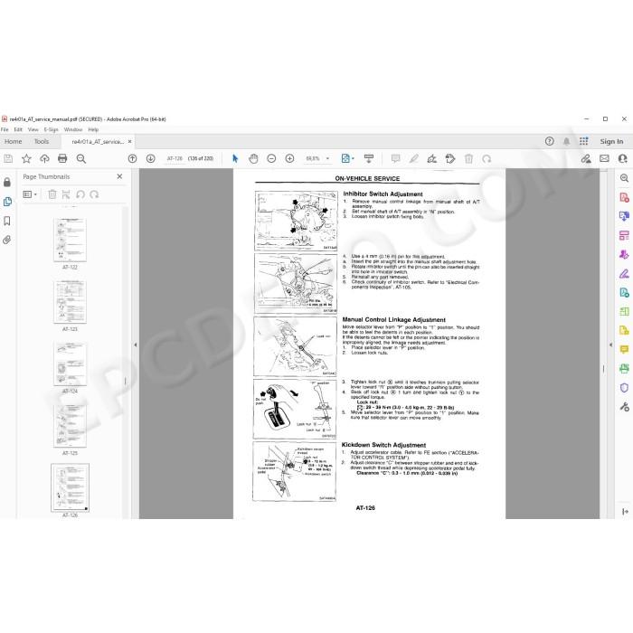 Nissan Skyline 1991 - 2001 service manual