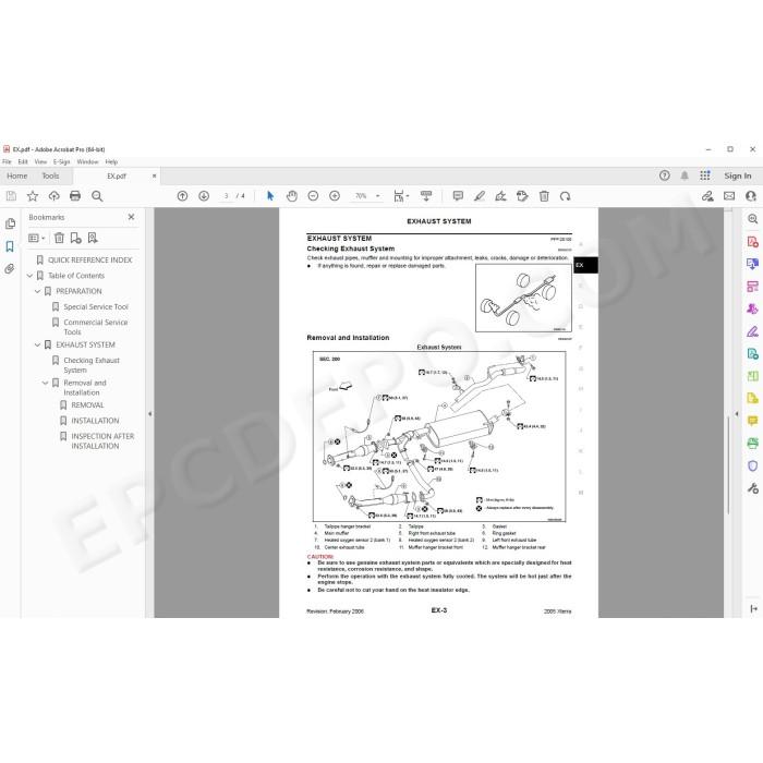 Nissan Xterra N50 2005 - 2009 service manual