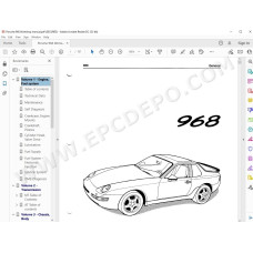Porsche 968 1991 - 1995 Workshop Service Manual