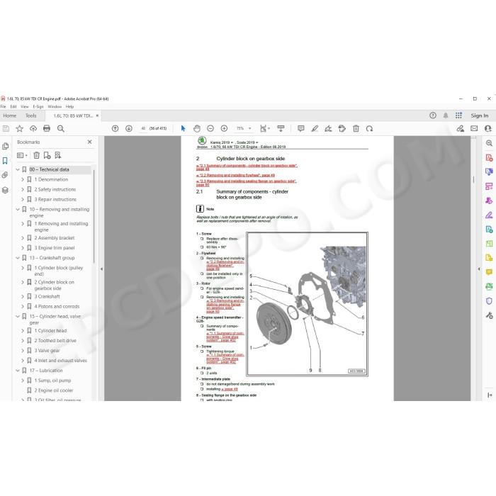 Skoda Scala 2019 - 2023 service manual