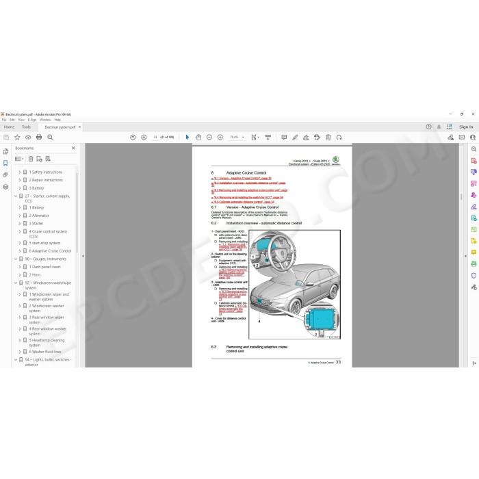 Skoda Scala 2019 - 2023 service manual