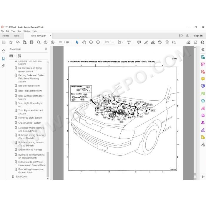 Subaru Impreza 1993 - 1996 service manual