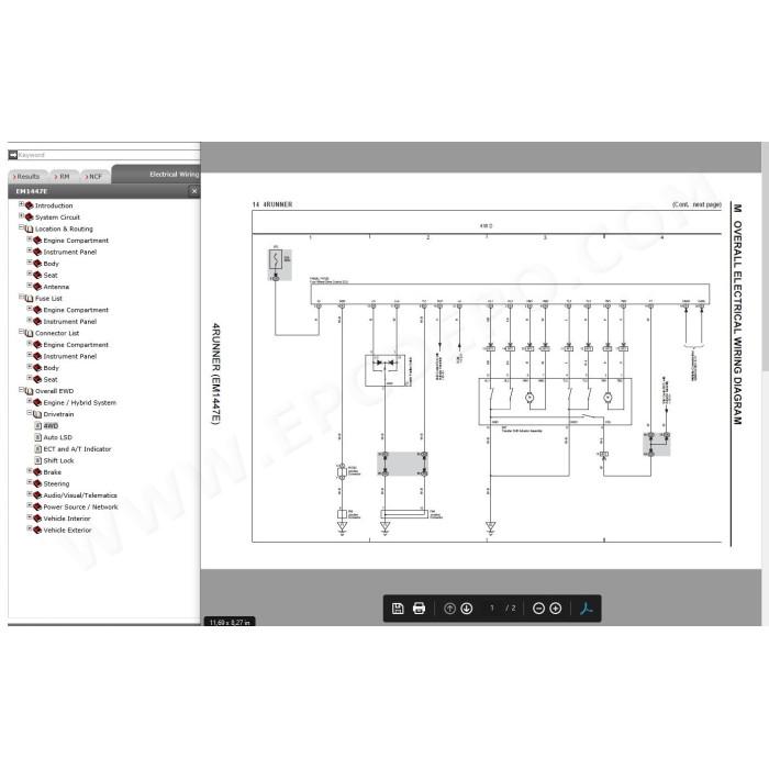 TOYOTA 4RUNNER 2009 - 2024 SERVICE & REPAIR MANUAL