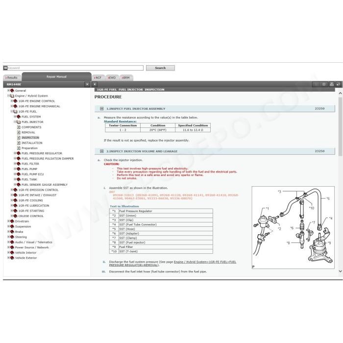 TOYOTA 4RUNNER 2009 - 2024 SERVICE & REPAIR MANUAL