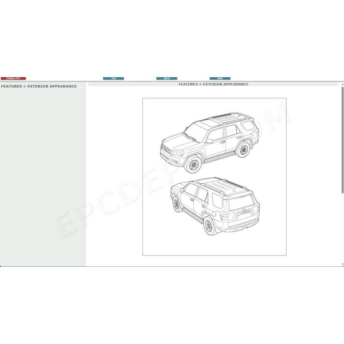 TOYOTA 4RUNNER 2009 - 2024 SERVICE & REPAIR MANUAL