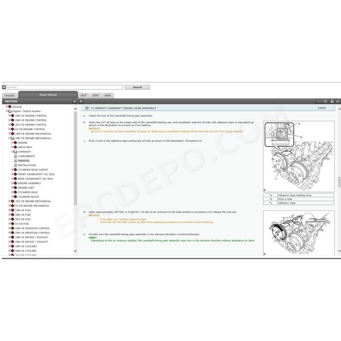 TOYOTA AVANZA 2011 - 2019 SERVICE & REPAIR MANUAL 