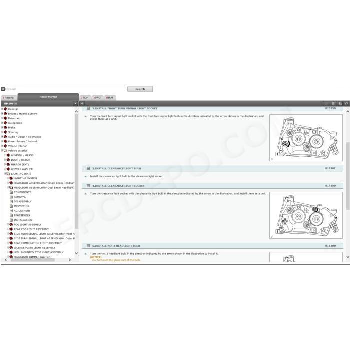 TOYOTA AVANZA 2011 - 2019 SERVICE & REPAIR MANUAL 