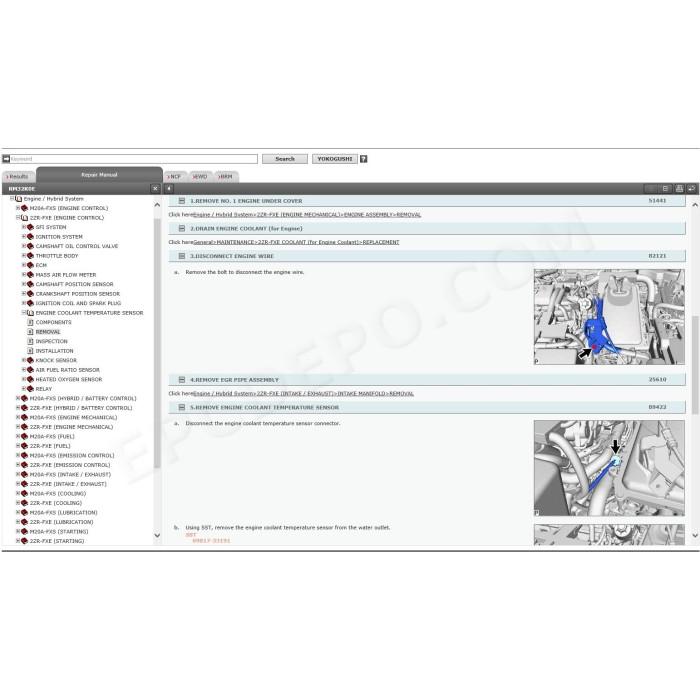 TOYOTA C-HR HYBRID 2016 - 2023 SERVICE & REPAIR MANUAL