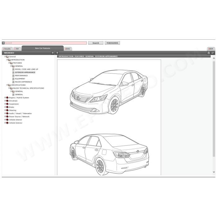 TOYOTA CAMRY 2011 - 2017 SERVICE & REPAIR MANUAL