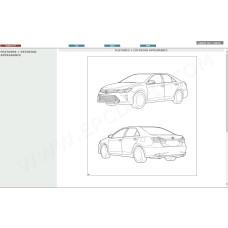 TOYOTA CAMRY HYBRID 2011 - 2017 SERVICE & REPAIR MANUAL