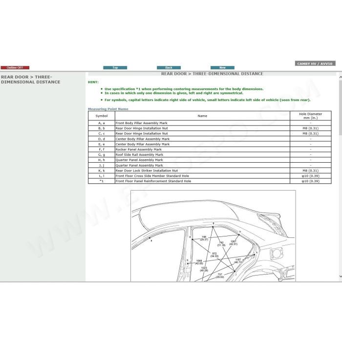 TOYOTA CAMRY HYBRID 2011 - 2017 SERVICE & REPAIR MANUAL
