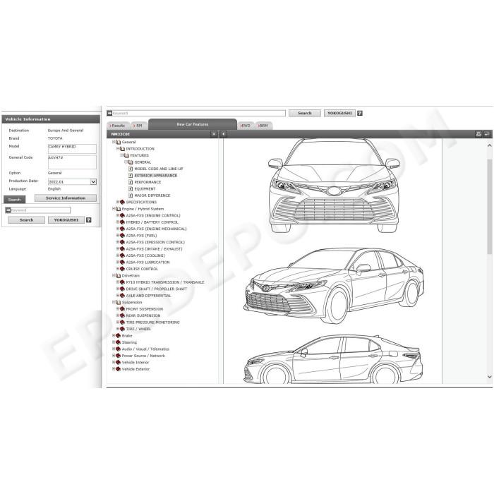 toyota camry hybrid axvh70 axvh71 a25a-fxs p710 service repair manual