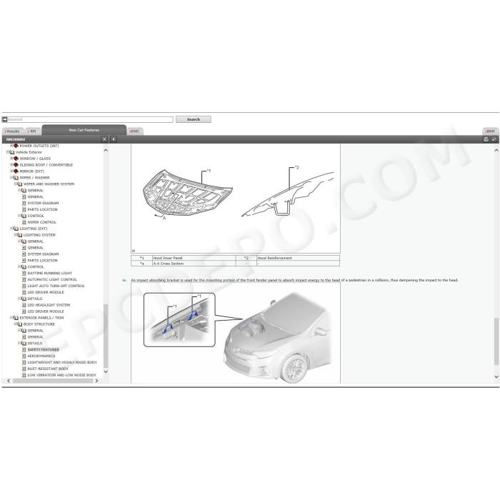 TOYOTA COROLLA 2013 - 2018 SERVICE & REPAIR MANUAL