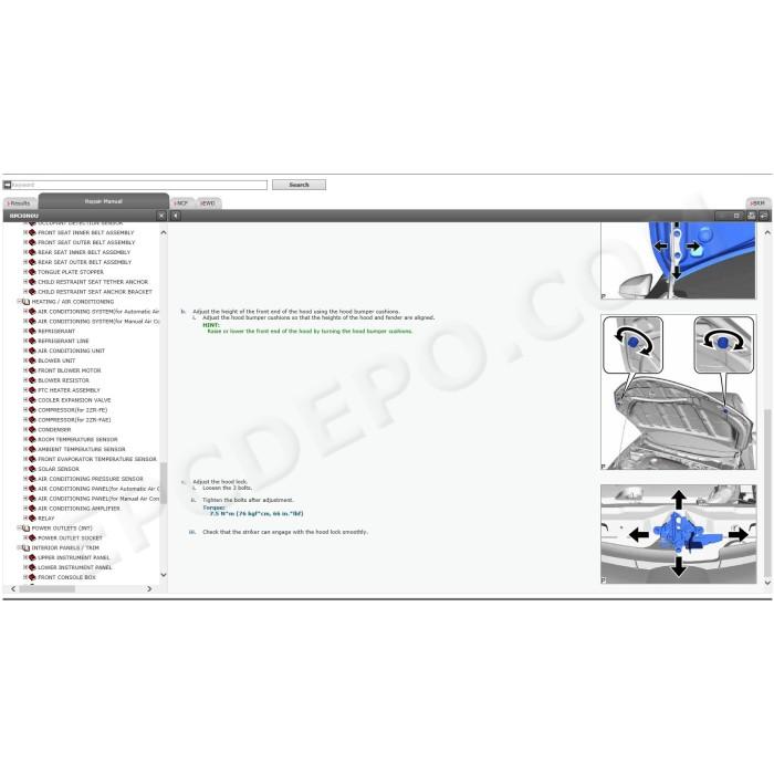 TOYOTA COROLLA 2013 - 2018 SERVICE & REPAIR MANUAL