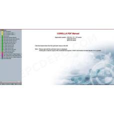 TOYOTA COROLLA 2000 - 2007 SERVICE & REPAIR MANUAL